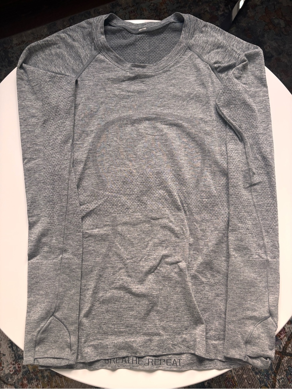 lululemon athletica Long Sleeve Tee in Heather Gray